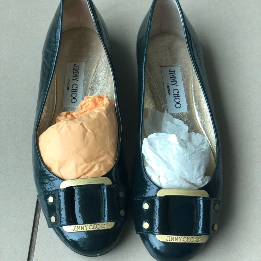 Authentic Jimmy choo ballerina flats